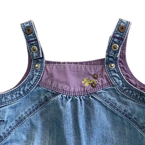 Mexx Colourblock Denim Lightweight Dress 6-9 Months - Picture 10 of 10
